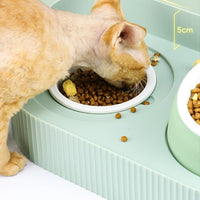 HKM-4074173 Ceramic Cat Food Bowl for Cervical Spine Protection, Available in Various Sizes and Colors