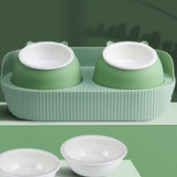HKM-4074173 Ceramic Cat Food Bowl for Cervical Spine Protection, Available in Various Sizes and Colors