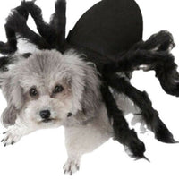 HKM-4074557 Pet Spider Plush Costume for Dogs and Cats - Funny Felt Clothing in Sizes S and M