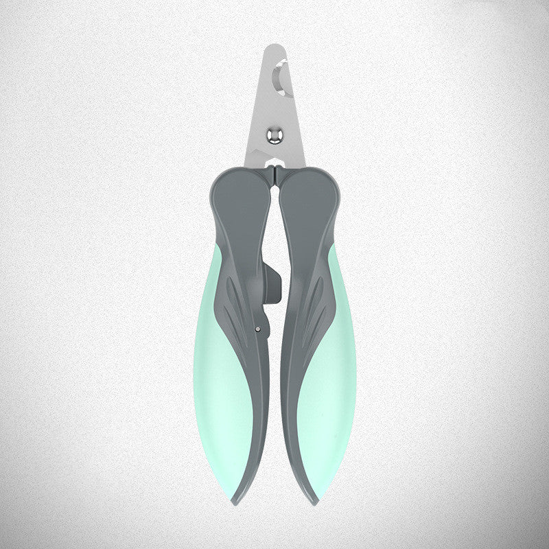 HKM-4075581 Ergonomic Dog Nail Clippers with Soft Rubber Grip and Stainless Steel Blades