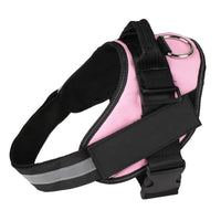 HKM-4075837 Adjustable No-Pull Dog Harness with Reflective Straps - Comfortable and Breathable Vest for Small to Large Pets