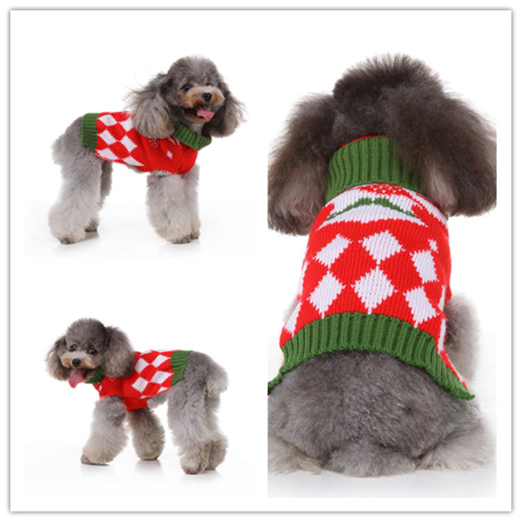 HKM-4077757 Casual Polyester Sweater for Dogs - Autumn Style in Various Sizes