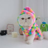 HKM-4078141 Cozy Casual Rabbit Fur Vest for Cats and Small Dogs