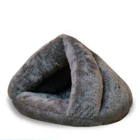 HKM-4079805 Cozy Plush Triceratops Pet Bed for Small Dogs and Cats, Removable Cushion, Soft and Warm