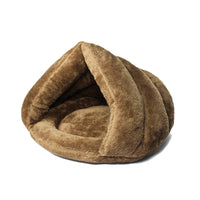 HKM-4079805 Cozy Plush Triceratops Pet Bed for Small Dogs and Cats, Removable Cushion, Soft and Warm