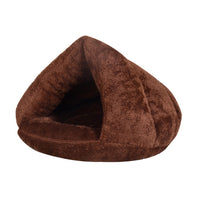 HKM-4079805 Cozy Plush Triceratops Pet Bed for Small Dogs and Cats, Removable Cushion, Soft and Warm