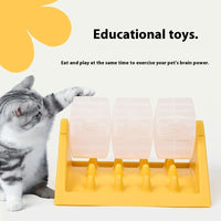 HKM-4080573 Slow Feeding Trainer Puzzle Toy for Dogs and Cats - Available in Yellow, Pink, Green