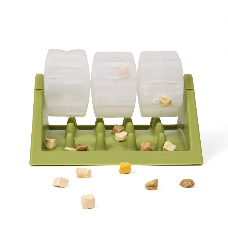HKM-4080573 Slow Feeding Trainer Puzzle Toy for Dogs and Cats - Available in Yellow, Pink, Green