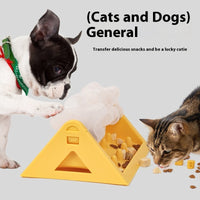 HKM-4080573 Slow Feeding Trainer Puzzle Toy for Dogs and Cats - Available in Yellow, Pink, Green