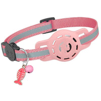 HKM-4081725 Pet Tracker Protective Case with Adjustable Neck Collar in Pink and Sky Blue