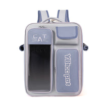 HKM-4081981 Portable Cat Backpack, Large Capacity, Anti-Stress Design, Breathable Canvas, Four Seasons Use