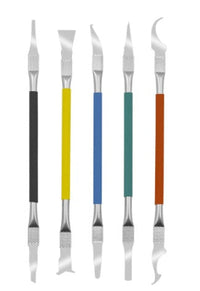 HKM-408211 5-Piece CPU Rubber Scraper Tool Set for Chip Removal and Glue Cleaning