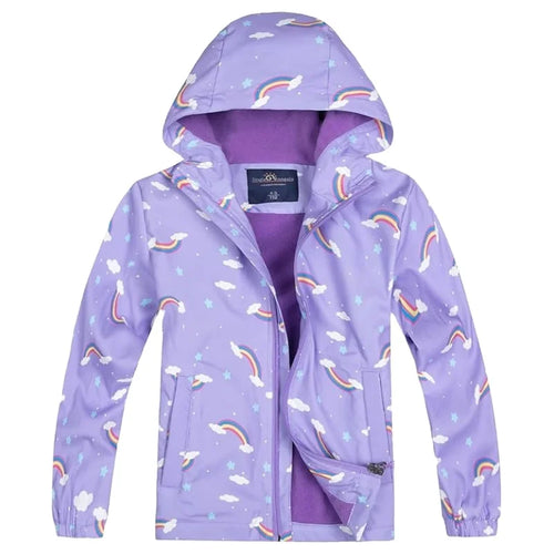 HKM-408211 Girls Softshell Jacket Comfortable Dresses for Little Ones