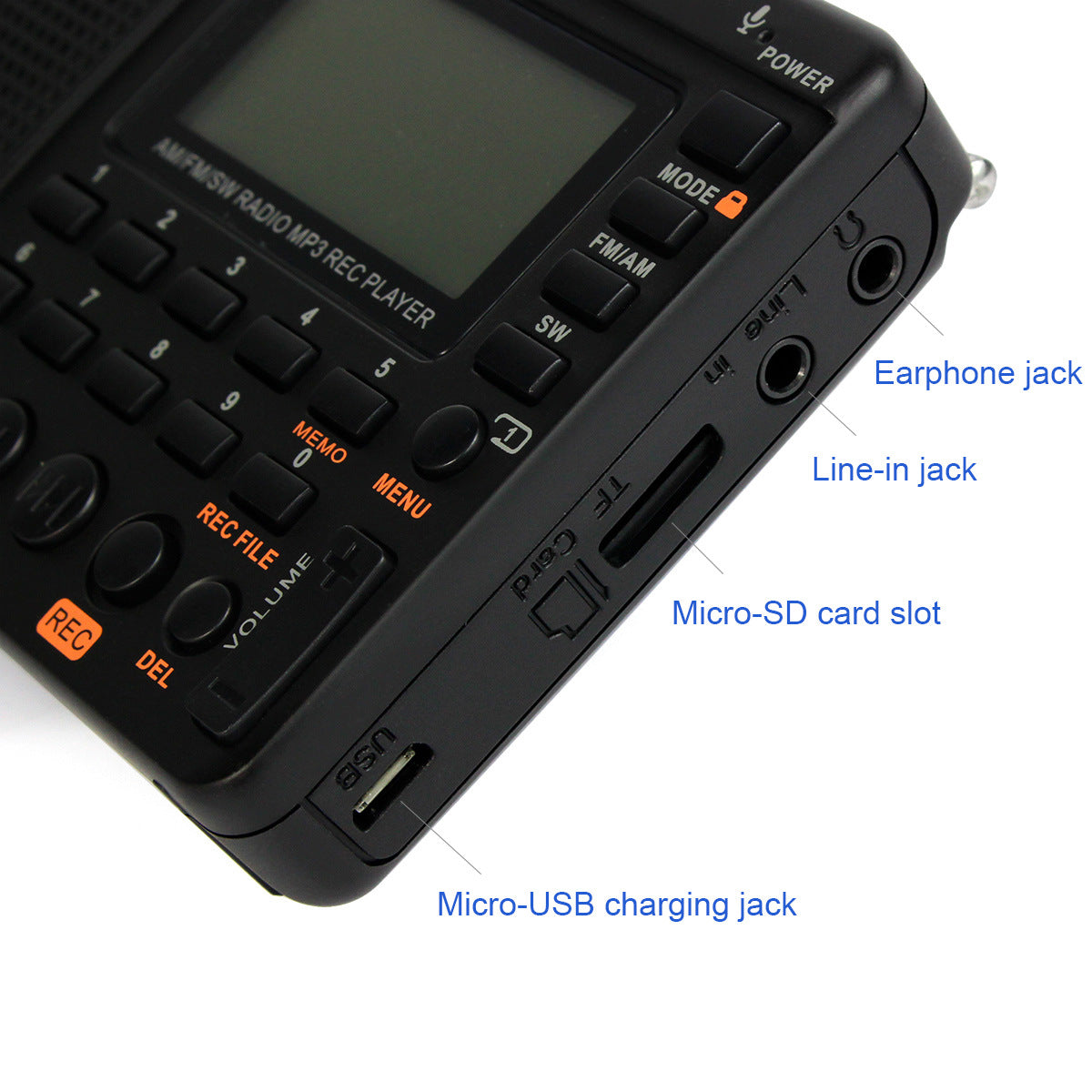 HKM-408339 Full Band Radio with FM/AM Tuner and MP3 Playback Function