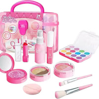 HKM-408467 Kids Washable Makeup Set - Eco-Friendly Cosmetic Toy for Ages 2-9, Colorful Mini Makeup Kit