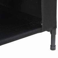 HKM-4085565 Weatherproof Black Oxford Dog House - Spacious Indoor/Outdoor Retreat for Pets
