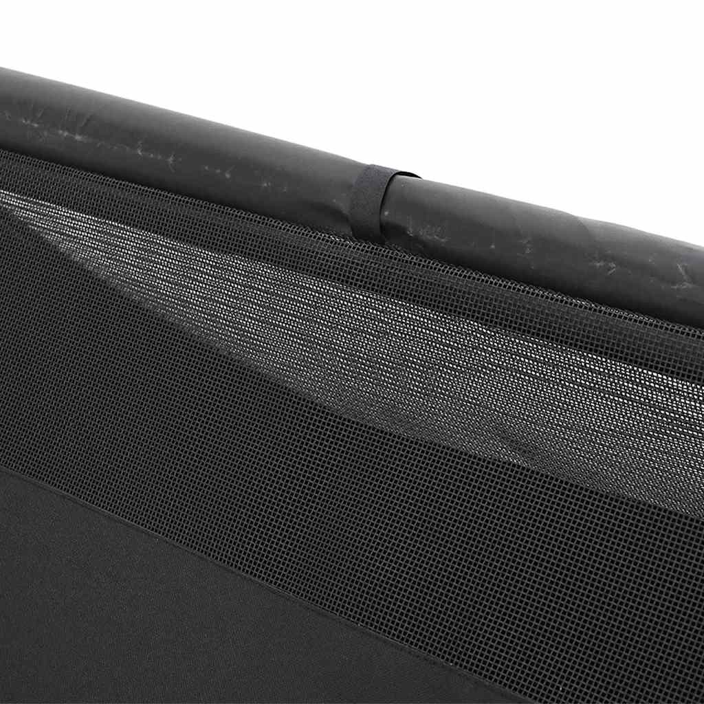HKM-4085565 Weatherproof Black Oxford Dog House - Spacious Indoor/Outdoor Retreat for Pets