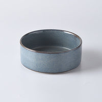 HKM-4085693 Ceramic Pet Double Bowl Anti-Tumble Design for Cats - 13cm & 15.5cm Size Options
