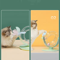 HKM-4086333 Automatic Cat Toy for Self-Play and Boredom Relief, Bite Resistant, Eco-Friendly