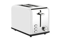 HKM-408723 Extra Wide Slot 2-Slice Retro Toaster with Reheat, Defrost, Cancel and 6 Browning Settings