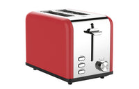 HKM-408723 Extra Wide Slot 2-Slice Retro Toaster with Reheat, Defrost, Cancel and 6 Browning Settings