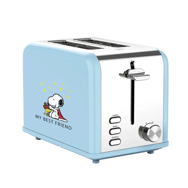 HKM-408723 Extra Wide Slot 2-Slice Retro Toaster with Reheat, Defrost, Cancel and 6 Browning Settings