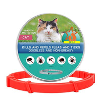 HKM-4087485 Insect-Repellent Silicone Collar for Cats and Dogs - Four Seasons Style