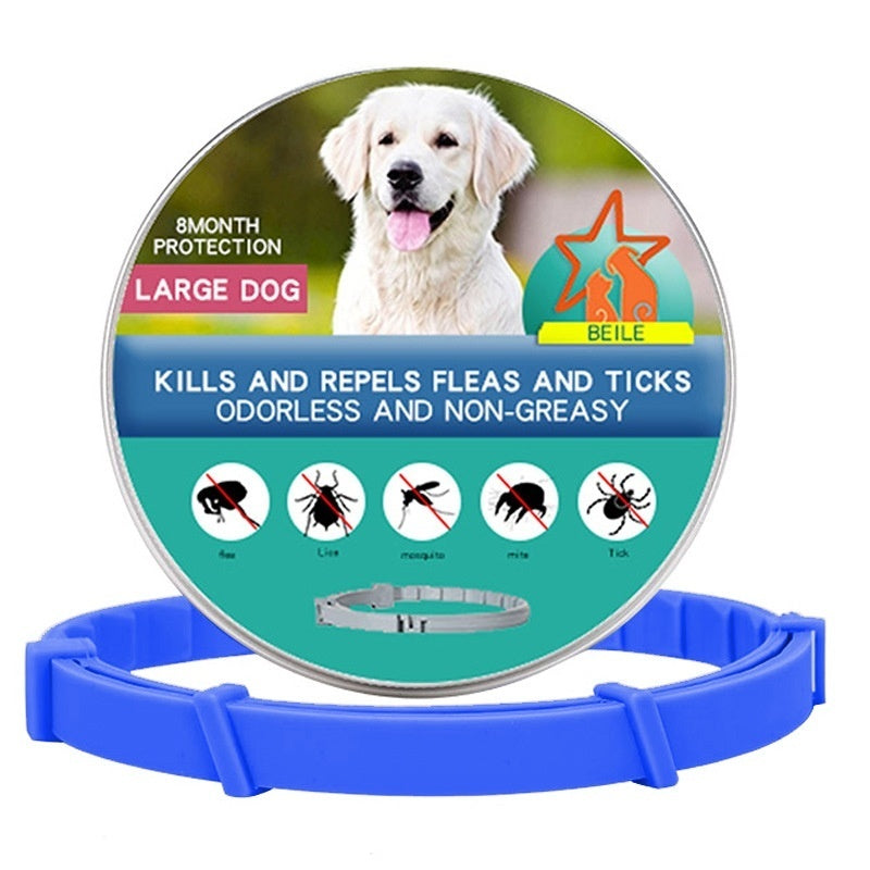 HKM-4087485 Insect-Repellent Silicone Collar for Cats and Dogs - Four Seasons Style