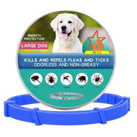 HKM-4087485 Insect-Repellent Silicone Collar for Cats and Dogs - Four Seasons Style