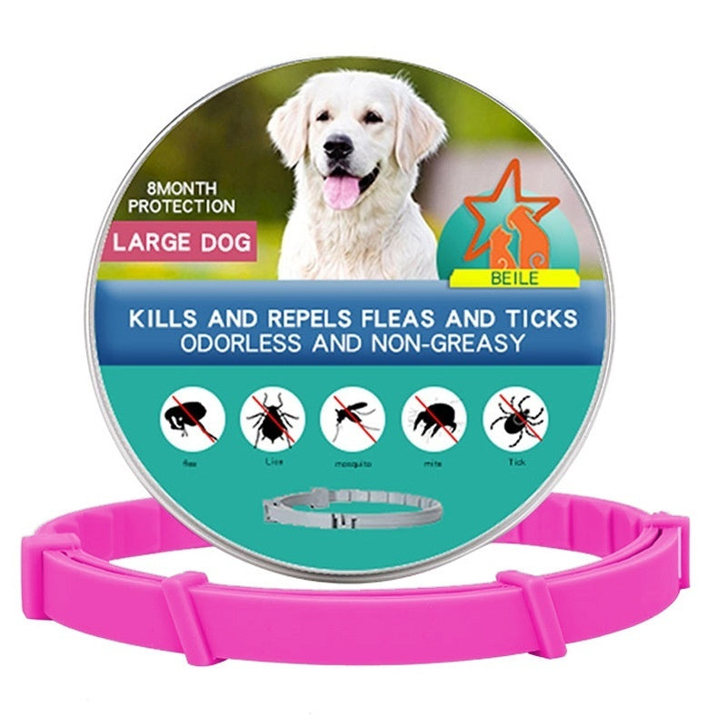 HKM-4087485 Insect-Repellent Silicone Collar for Cats and Dogs - Four Seasons Style