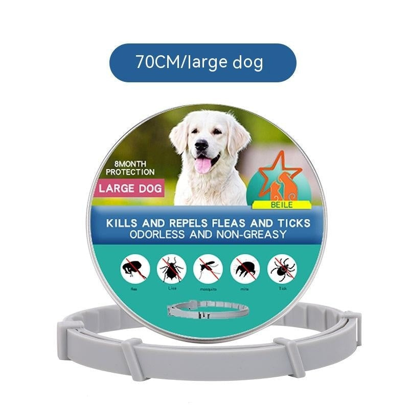HKM-4087485 Insect-Repellent Silicone Collar for Cats and Dogs - Four Seasons Style
