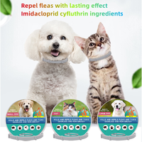 HKM-4087485 Insect-Repellent Silicone Collar for Cats and Dogs - Four Seasons Style