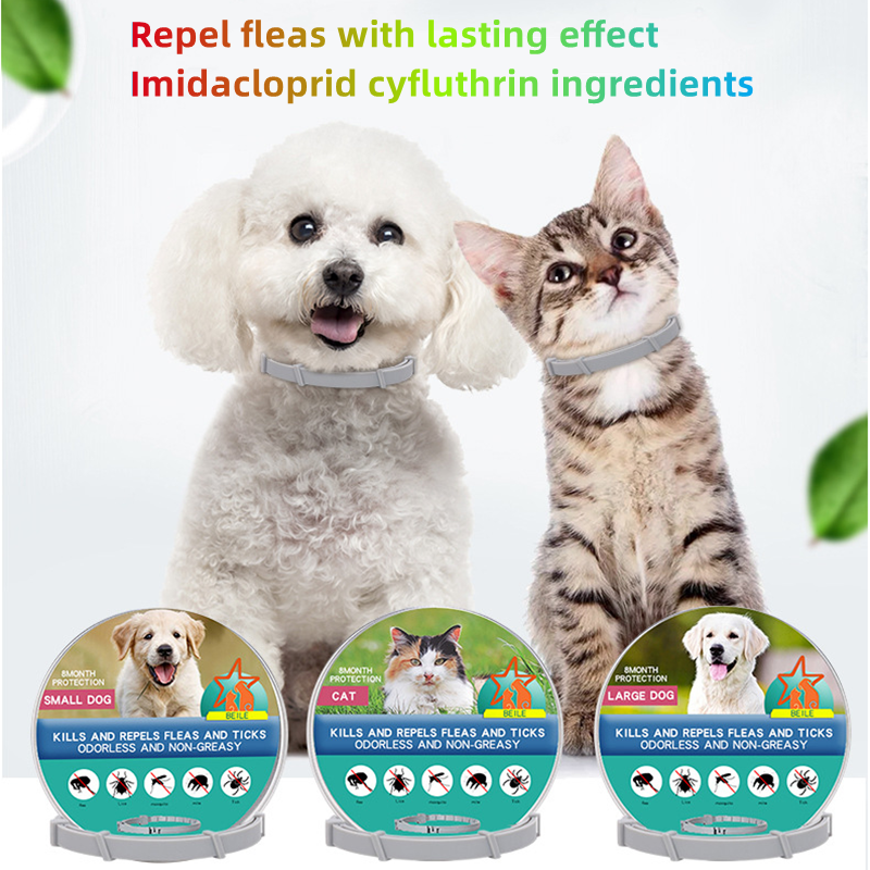HKM-4087485 Insect-Repellent Silicone Collar for Cats and Dogs - Four Seasons Style