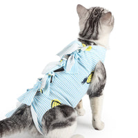 HKM-4087869 Breathable Cotton Cat Neutering Weaning Clothes in Various Colors