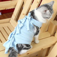 HKM-4087869 Breathable Cotton Cat Neutering Weaning Clothes in Various Colors