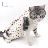 HKM-4087869 Breathable Cotton Cat Neutering Weaning Clothes in Various Colors