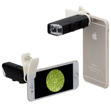 HKM-408851 100X Zoom LED Microscope Magnifier with Universal Clip for Mobile Phones