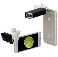 HKM-408851 100X Zoom LED Microscope Magnifier with Universal Clip for Mobile Phones