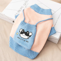 HKM-4090045 Cozy Rabbit Sweater for Small Puppies - Lightweight Casual Pet Clothing