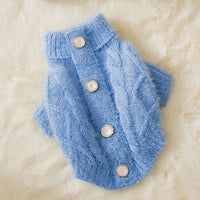 HKM-4090045 Cozy Rabbit Sweater for Small Puppies - Lightweight Casual Pet Clothing