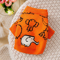 HKM-4090045 Cozy Rabbit Sweater for Small Puppies - Lightweight Casual Pet Clothing