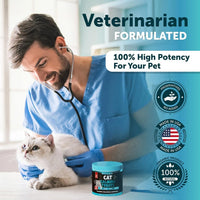 HKM-4091325 Calming Hemp Treats for Cats with Melatonin – Stress and Anxiety Relief Chews for Relaxation