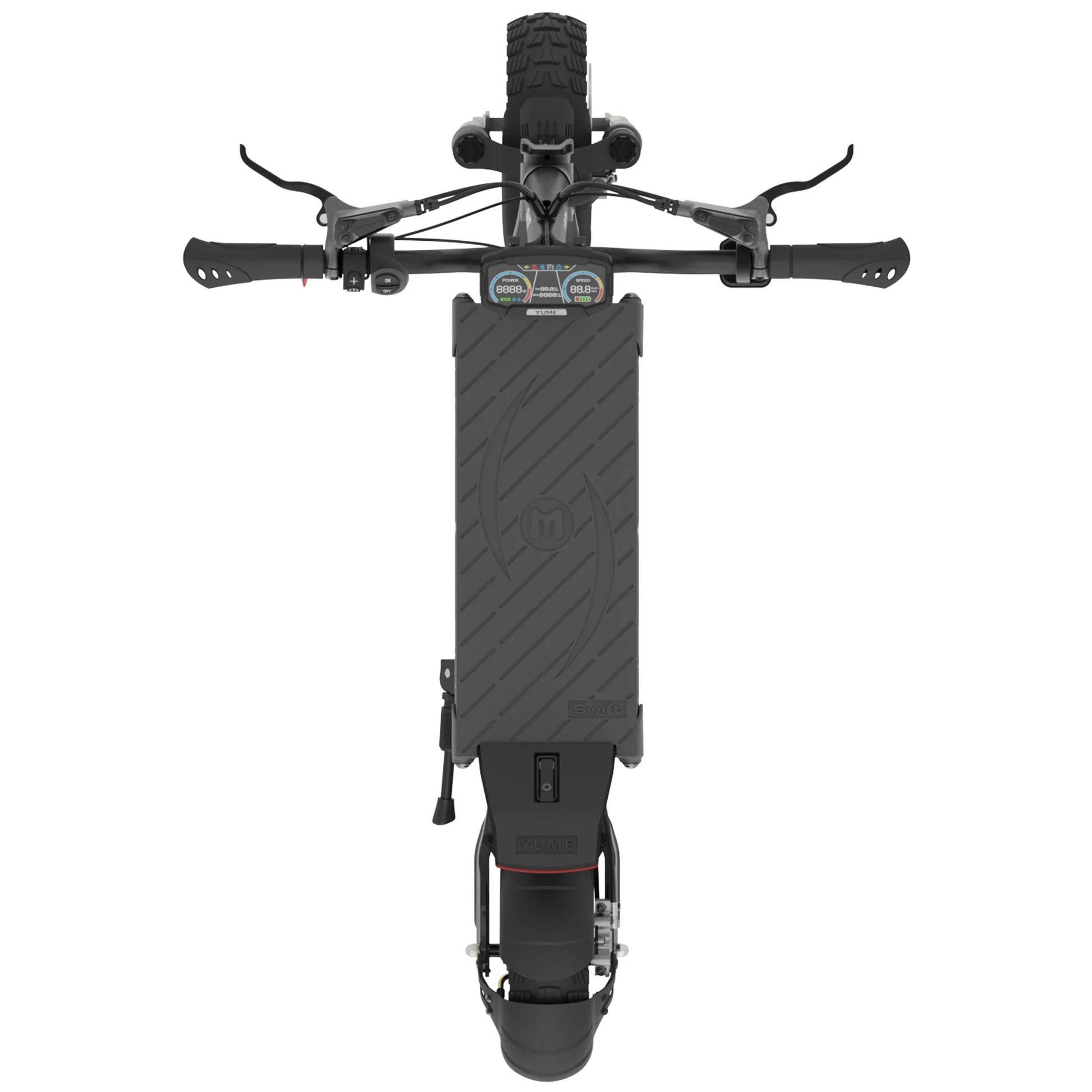 HKM-409171 YUME Swift 250W Electric Scooter with 10-Inch Wide Wheels, 37-Mile Range, and Smart Technology