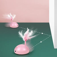 HKM-4092093 Interactive USB Rechargeable Cat Toy with Motion and Light Features