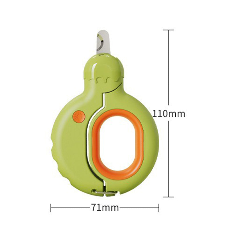 HKM-4092733 LED Light Pet Nail Clippers for Cats and Dogs with Ergonomic Non-Slip Handle