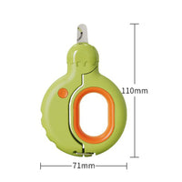 HKM-4092733 LED Light Pet Nail Clippers for Cats and Dogs with Ergonomic Non-Slip Handle