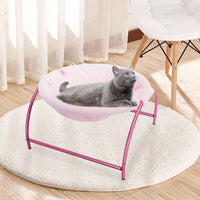 HKM-4092861 Cat Hammock Bed for Deep Sleep – Comfortable Hanging Basket with Washable Plush Cover and Iron Frame
