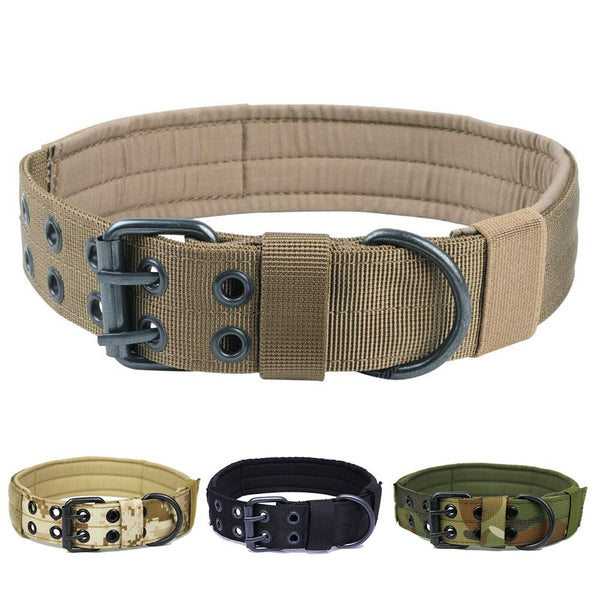 HKM-4093245 Five-Speed Adjustable Nylon Pin Buckle Dog Collar - Multiple Color Options and Sizes Available