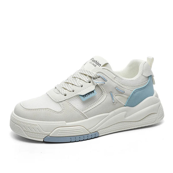 HKM-409363 RM1501-1 New Mesh Women's Board Shoes Summer Thick Sole Versatile Sports Shoes Casual Student Running Shoes