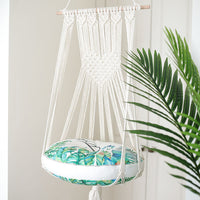 HKM-4095293 Cotton Rope Woven Pet Nest for Cats and Dogs, Hanging Basket Design